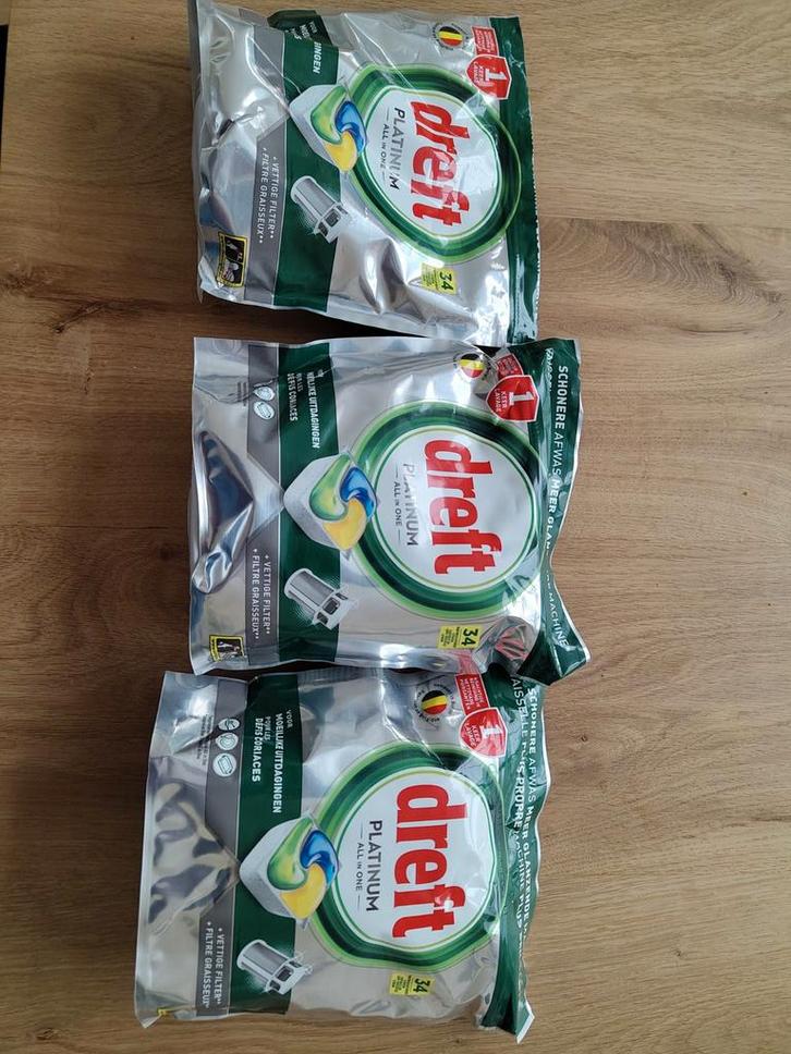80 Dreft Platinum vaatwastabletten, Witgoed en Apparatuur, Onderdelen en Toebehoren, Nieuw, Ophalen