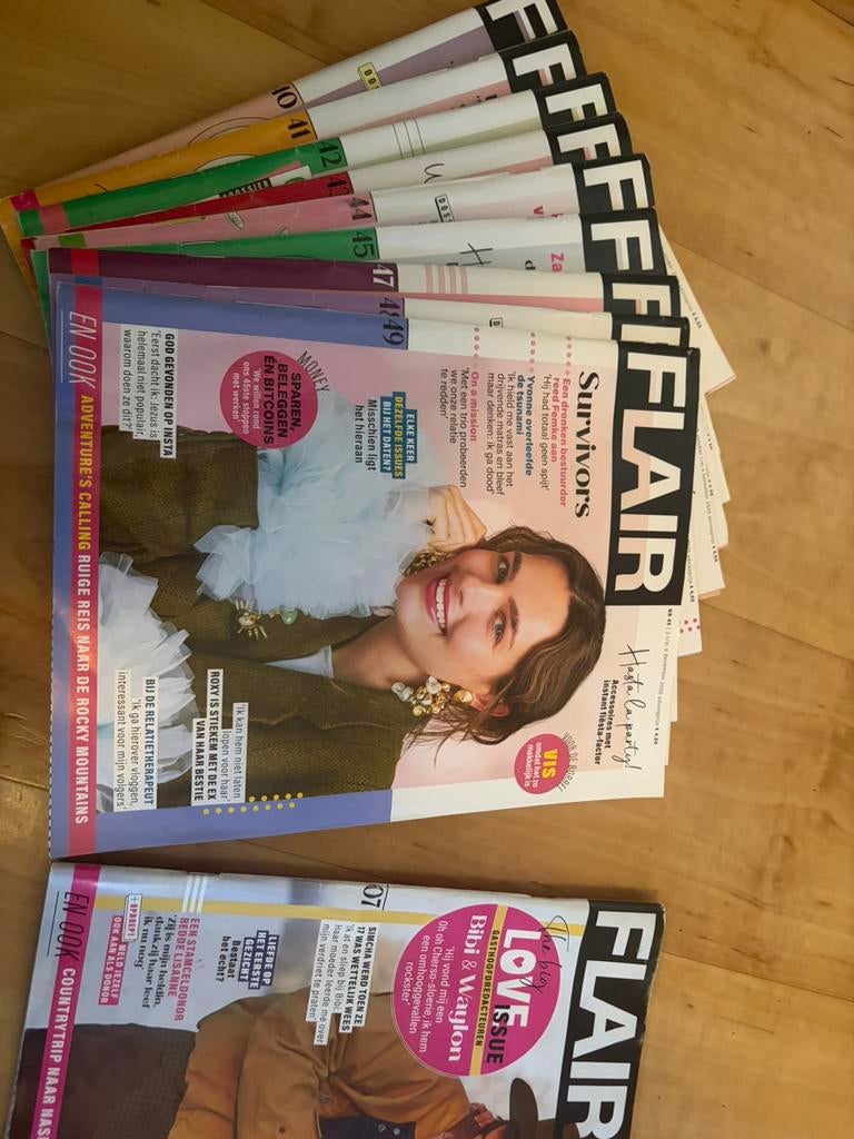 Flair tijdschriften eind 2025, Boeken, Tijdschriften en Kranten, Ophalen of Verzenden, Zo goed als nieuw