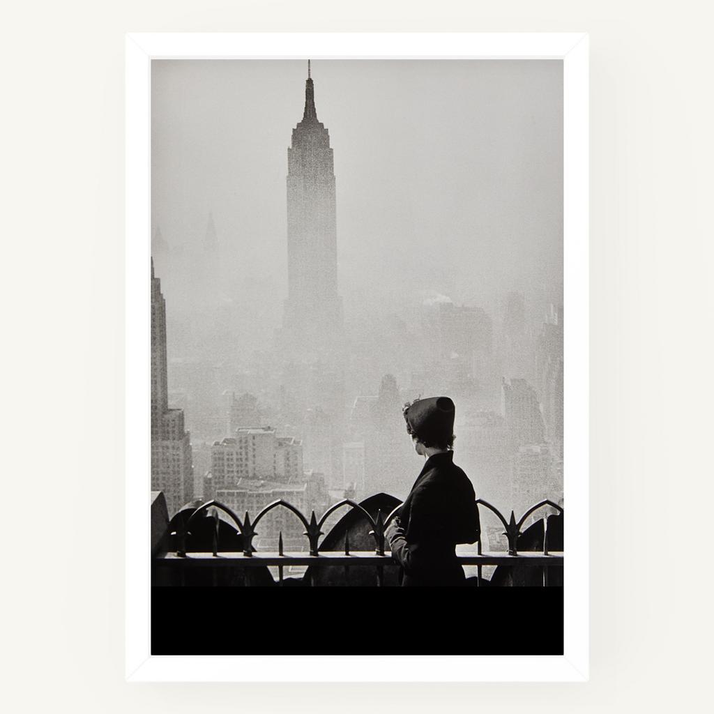 New York City, Empire State Building, 1955 – Elliott Erwitt, Ophalen of Verzenden, 1980 tot heden, Zo goed als nieuw