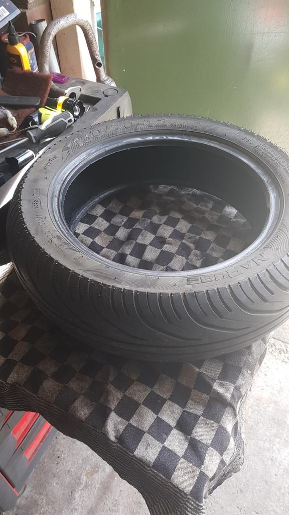 Scooter band 130/70/12 narubb, Fietsen en Brommers, Brommeronderdelen | Scooters, Ophalen of Verzenden, Zo goed als nieuw, Overige typen