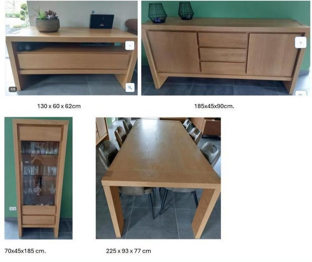 Mooie igst zijnde massief eiken meubels, Huis en Inrichting, Complete inboedels, Ophalen