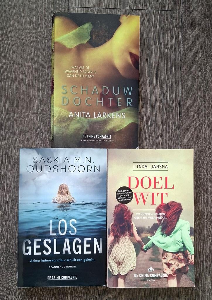 Crime Compagnie Thrillerpakket: 3 spannende boeken, Ophalen of Verzenden, Zo goed als nieuw, Nederland