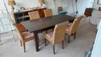 Mooie eettafel te koop, Ophalen, Zo goed als nieuw, Rechthoekig, 50 tot 100 cm