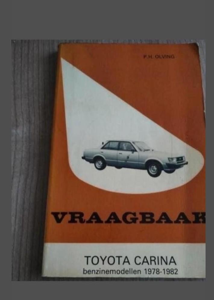 Vraagbaak Toyota Carina, Auto diversen, Ophalen of Verzenden