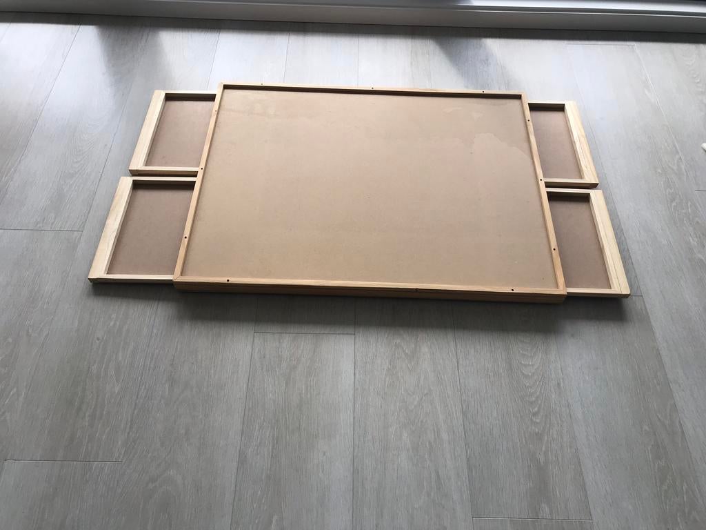 Draaibaar legpuzzelplaat met 4 zijvakken, Ophalen of Verzenden, Minder dan 500 stukjes