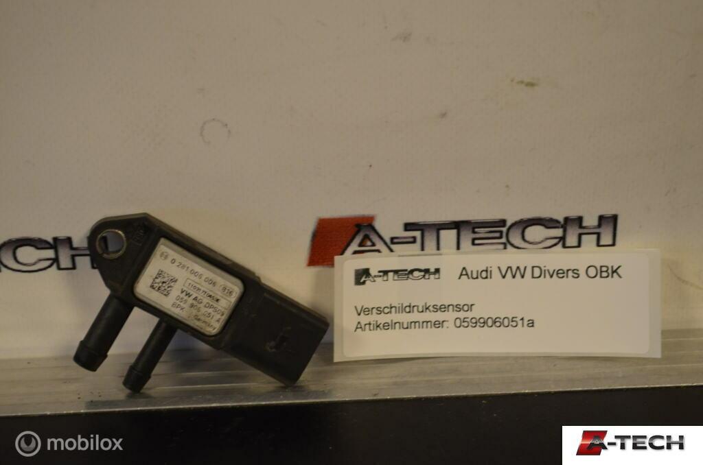 Verschil Druksensor Audi A4 B8 ('07-'16) 059906051a, Auto-onderdelen, Audi, Gebruikt, Audi, Ophalen of Verzenden