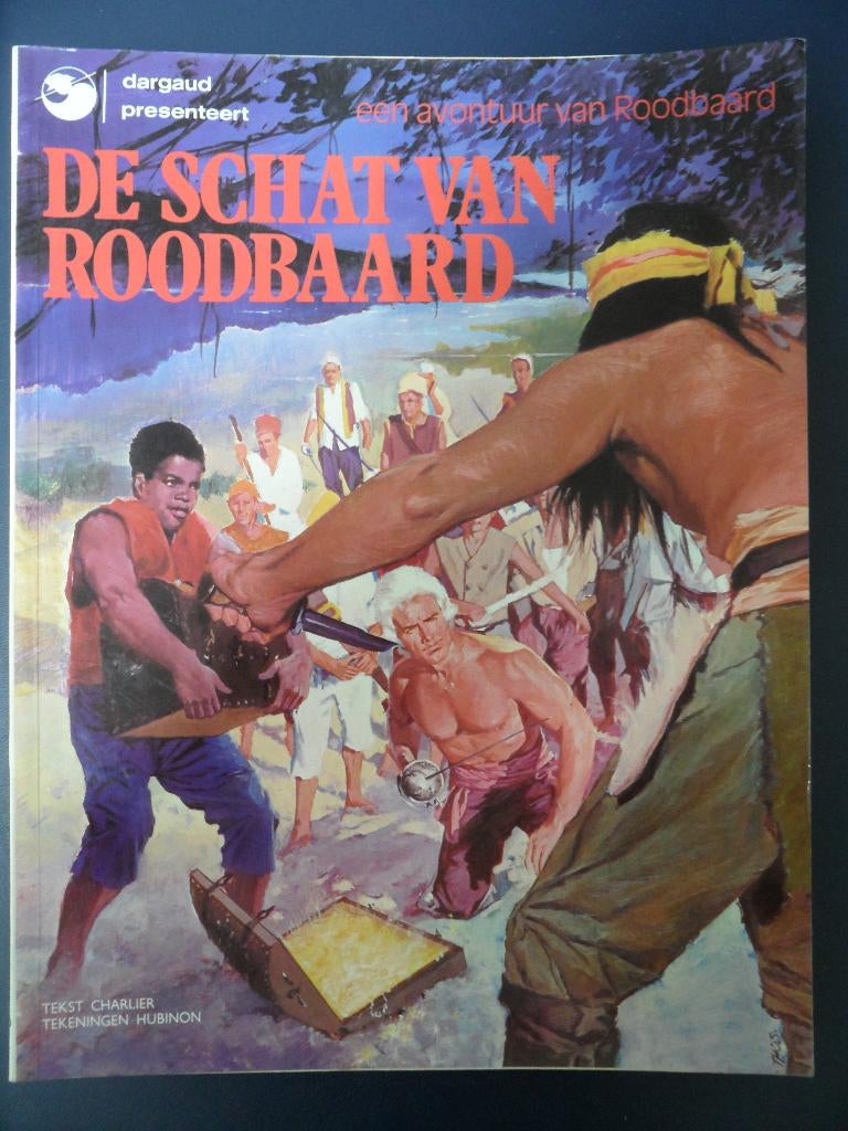 Roodbaard. De schat van Roodbaard. 1983, Eén stripboek, Ophalen of Verzenden, Gelezen