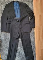 Angelo Litrico Slim Fit Pak - Zwart, Maat 44, Kleding | Heren, Kostuums en Colberts, Angelo Litrico, Zwart, Ophalen of Verzenden