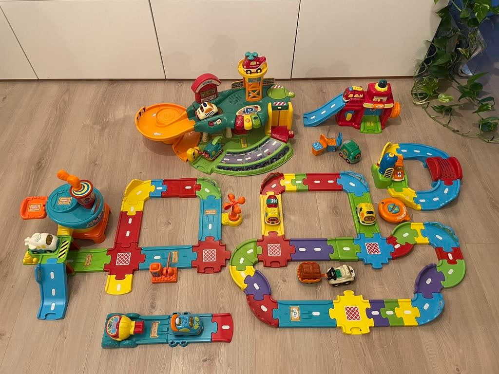 Vtech toet toet auto sets, Ophalen of Verzenden, Zo goed als nieuw, 2 tot 4 jaar