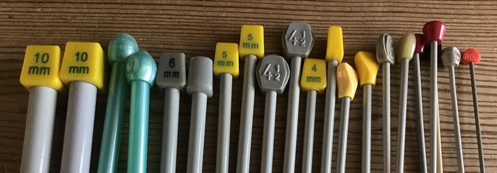 Breinaalden set diverse maten (1,5 t/m 10 mm), Ophalen of Verzenden, Gebruikt, Breien, Naald