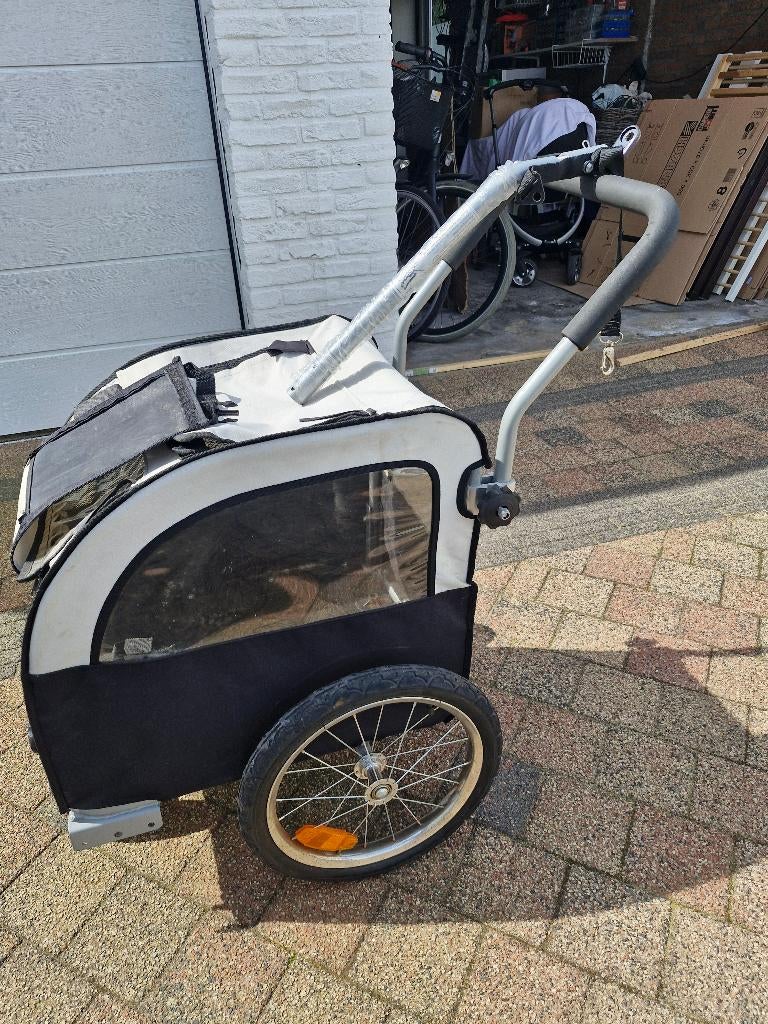 Hondenfietskar, Ophalen, Gebruikt