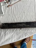 Vintage Schrader Bandenspanningsmeter in Houten Doos, Ophalen