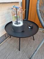 Klein tafeltje zwart, Ophalen, Rond, Minder dan 55 cm, 45 tot 60 cm