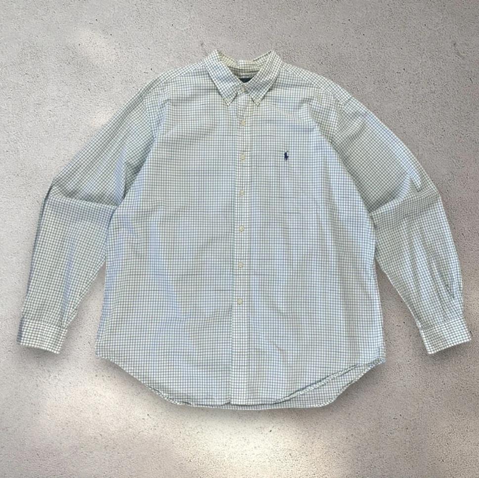 Polo Ralph Lauren Overhemd XXL – Fris & Klassiek, Wit, Ralph Lauren, Ophalen of Verzenden, Zo goed als nieuw