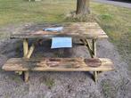picknickbank, Tuin en Terras, Ophalen, Gebruikt, Rechthoekig, Hout