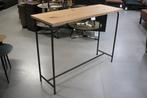 Mooie smalle bartafel Jimmy Jess design metaal & eikenhout, Huis en Inrichting, Ophalen, Nieuw