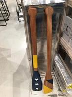Nieuw 2 x decoratieve houten peddels merk Diga Colmore., Ophalen of Verzenden