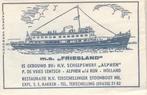 scheepvaart ms Friesland - ms Oost Vlieland - scheepswerf, Ophalen of Verzenden, Zo goed als nieuw