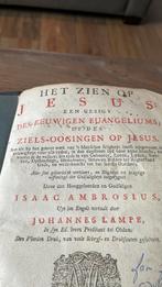 Boek Het zien op Jezus, oude druk Isaac Ambrosius, Antiek en Kunst, Antiek | Boeken en Bijbels, Ophalen of Verzenden