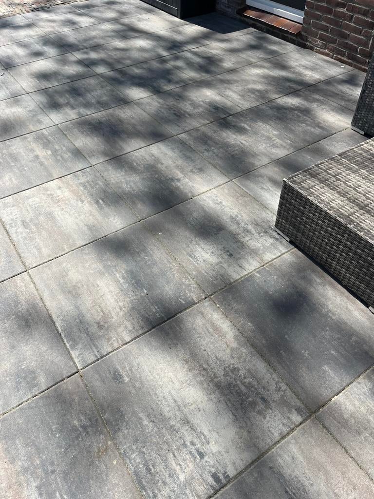 Nieuwe terras tegels, Ophalen, Nieuw, Beton, Terrastegels