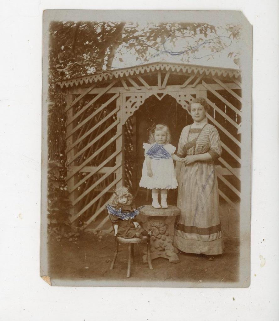 P90'oude antieke foto, op dun papier.9x12 cm, Verzenden, Voor 1940, Gebruikt, Foto