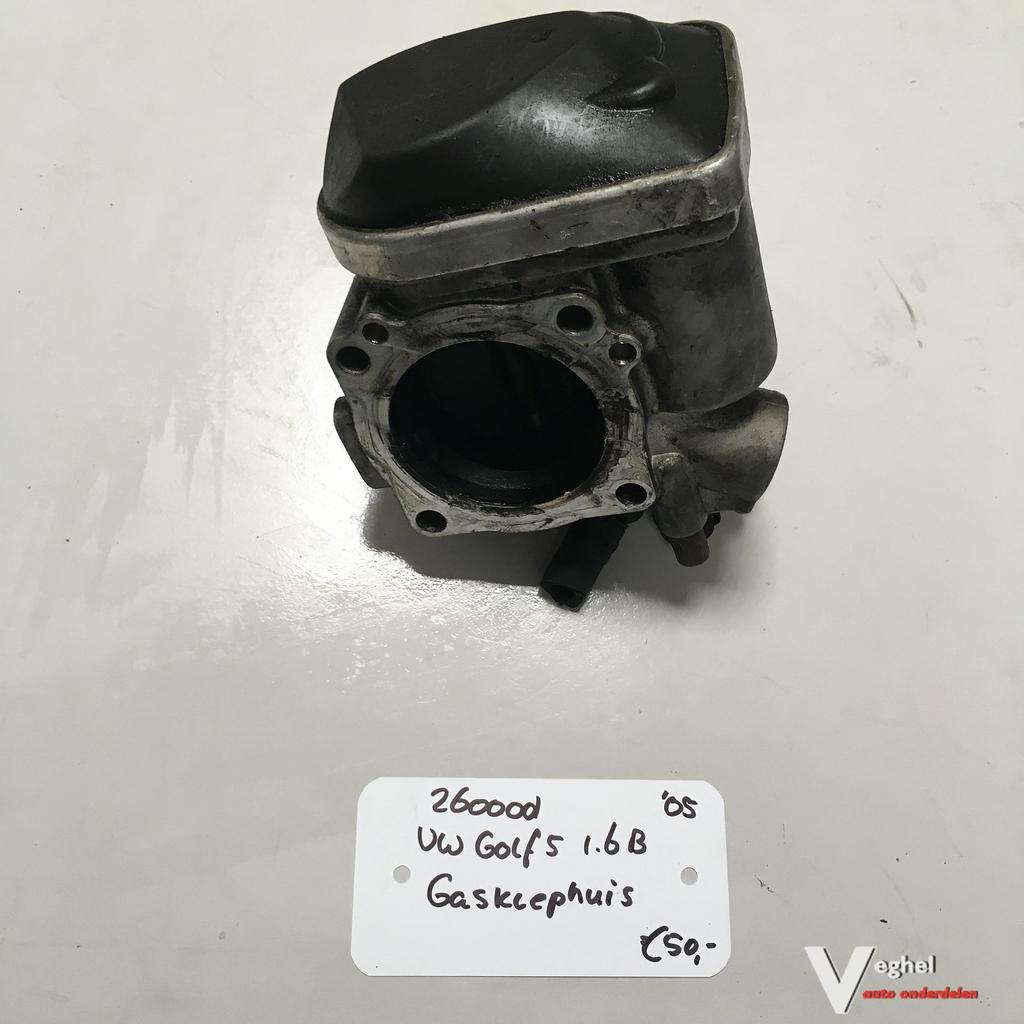 Vw Golf 5 1.6B 2005 5drs 2600001  Gasklephuis, Gebruikt, -, -, Ophalen of Verzenden