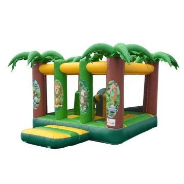 Springkussen jungle multiplay te huur, Hobby en Vrije tijd, Feestartikelen | Verhuur, Zo goed als nieuw, Overige, Ophalen