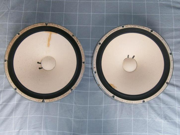 3 Yamaha JA3803 speakers, 120 Watt, 8 Ohm (15 inch/38 cm), Audio, Tv en Foto, Luidsprekers, Gebruikt, Front, Rear of Stereo speakers