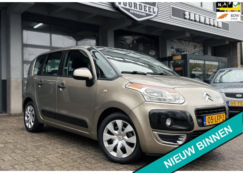Citroen C3 Picasso 1.4 VTi Aura | 1E EIGENAAR | AIRCO | CRUI, Auto's, Citroën, Voorwielaandrijving, 15 km/l, Gebruikt, Beige