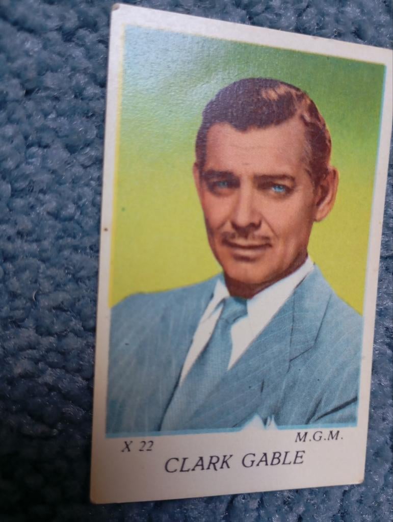 Vintage Hollywood Clark Gable Plaatje MGM, Verzamelen, Verzenden, Voor 1940