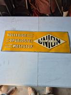 Antiek Blikken Reclamebord "Union Meststof" 1937, Ophalen of Verzenden