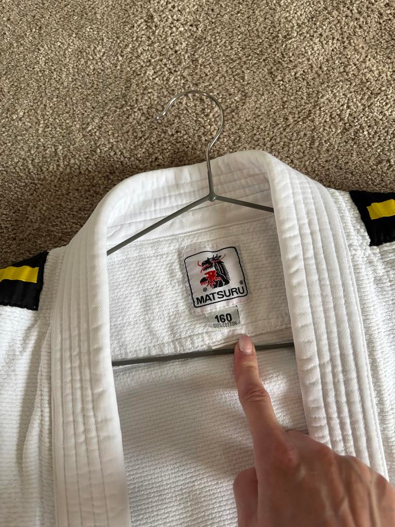 Matsuru judopak maat 160, Sport en Fitness, Maat XS of kleiner, Judo, Ophalen of Verzenden, Nieuw