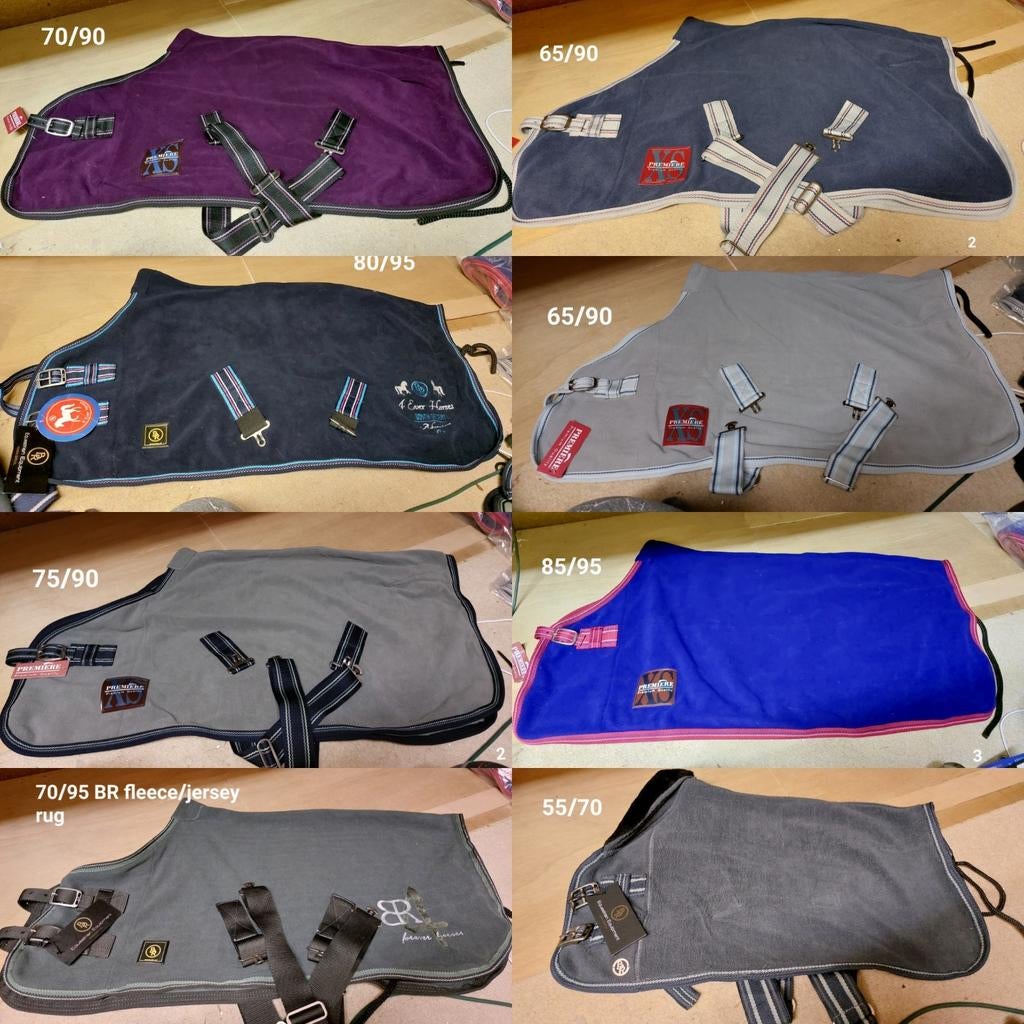 Partij zweet/fleecedekens, Dieren en Toebehoren, Shetlander/Mini, Ophalen of Verzenden, Nieuw, Zweetdeken