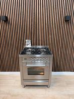 Luxe Rvs Boretti Fornuis 70 cm breed (Gratis bezorgen), 5258sh, Ophalen of Verzenden, Zo goed als nieuw, Energieklasse A of zuiniger