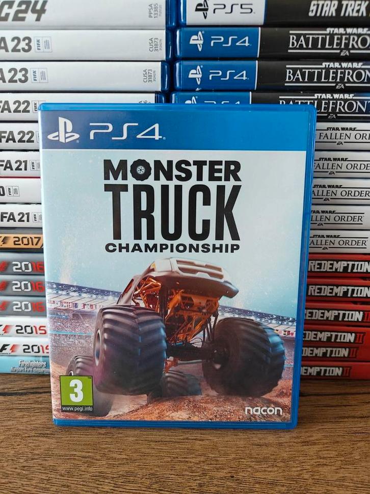 Monster truck championship playstation 4, Spelcomputers en Games, Games | Sony PlayStation 4, Zo goed als nieuw, Sport, 1 speler