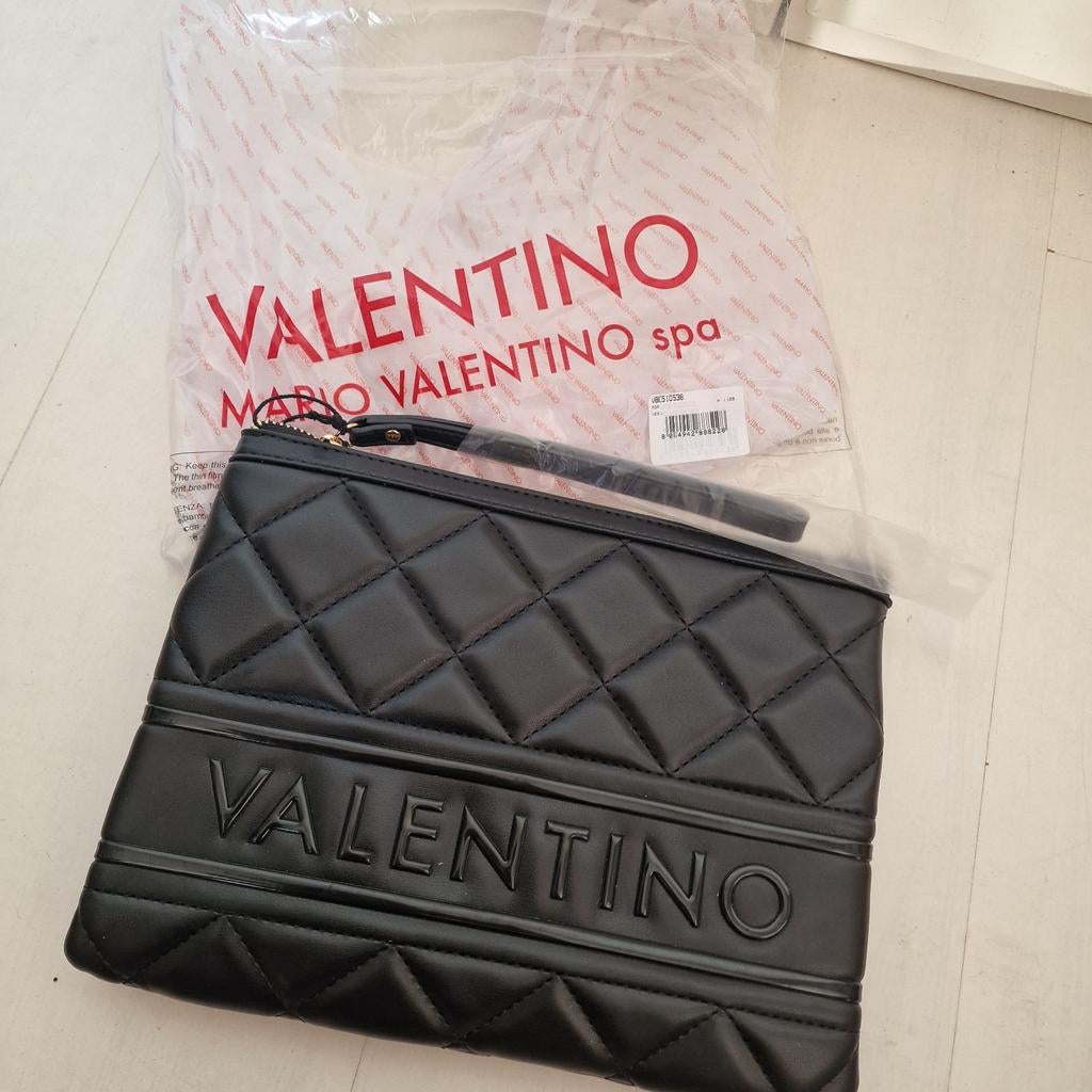 Valentino tasje portemonnee toilettas, Ophalen, Nieuw, Zwart, Overige merken