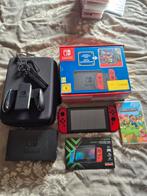 Nintendo switch inclusief toebehoren, Ophalen of Verzenden, Zo goed als nieuw, Switch Original