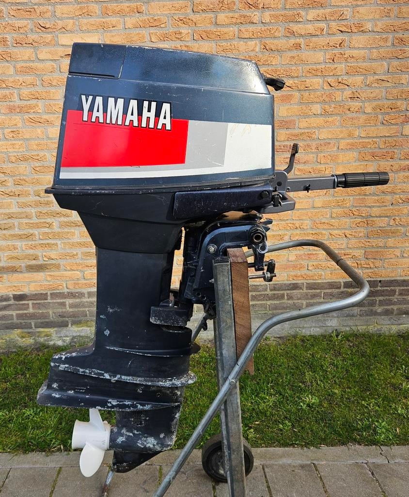 Yamaha 30 pk 2 takt, knuppel bediend, handstart, langstaart, Watersport en Boten, Buiten- en Binnenboordmotoren, Gebruikt, Benzine