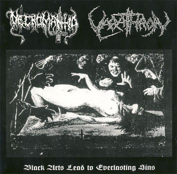 Necromantia / Varathron CD Griekse Black Metal 1992, Ophalen of Verzenden, Gebruikt