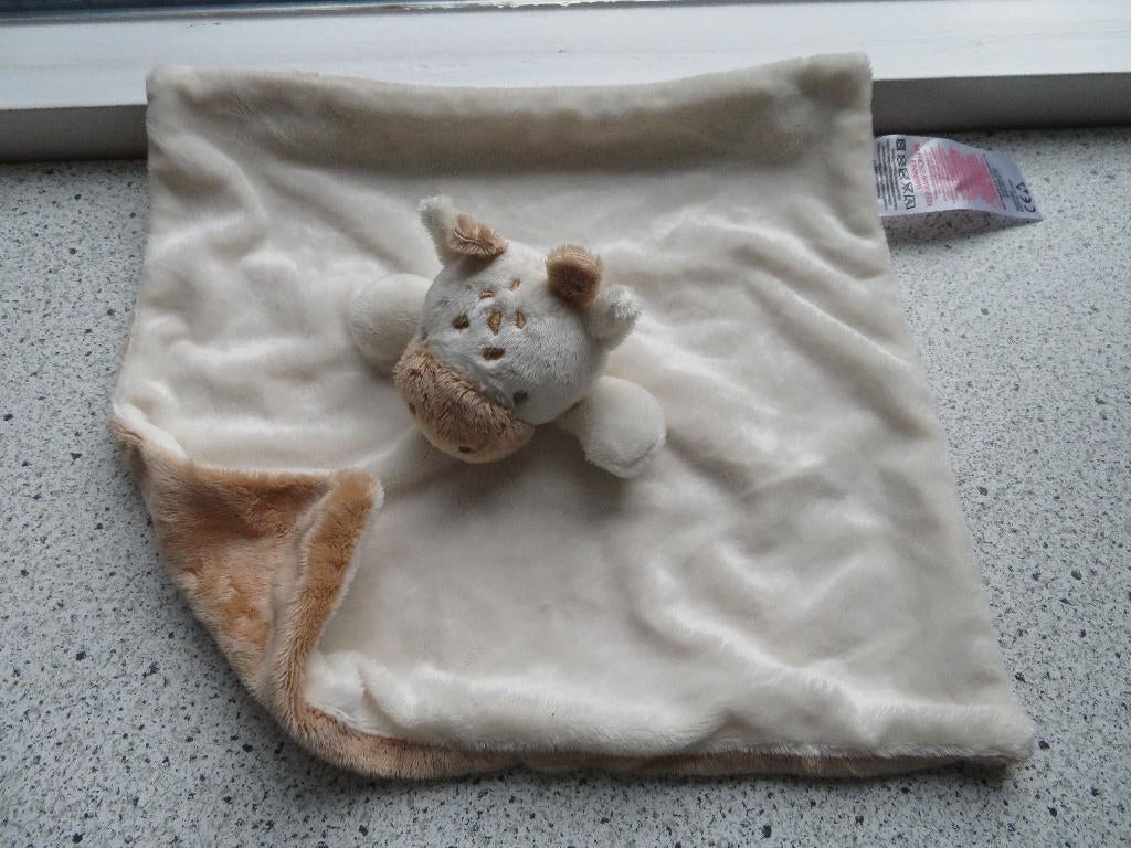 Knuffeldoek koe of koetje meet ca 30 cm bij 30 cm, Ophalen of Verzenden, Zo goed als nieuw, Wasbaar, Middelgroot (20 tot 80 cm)