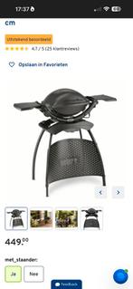 Weber Q 1400 elektrische bbq op standaard, Ophalen of Verzenden, Zo goed als nieuw