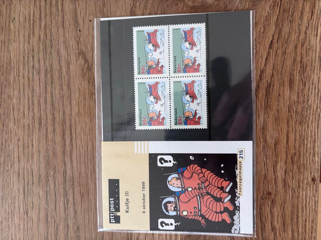 Postzegelmapje Kuifje (I) - PTT Post 1999, Postzegels en Munten, Postzegels | Nederland, Ophalen of Verzenden, Na 1940, Postfris
