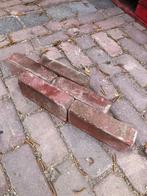 gebruikt oud gebakken waaltjes rood genuanceerd, Ophalen of Verzenden, Gebruikt, Keramiek, Klinkers