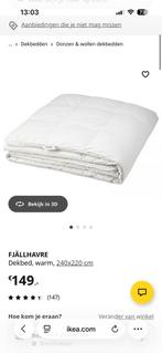 Ikea dons dekbed Fjallhavre 240x220, Ophalen, Nieuw, Tweepersoons