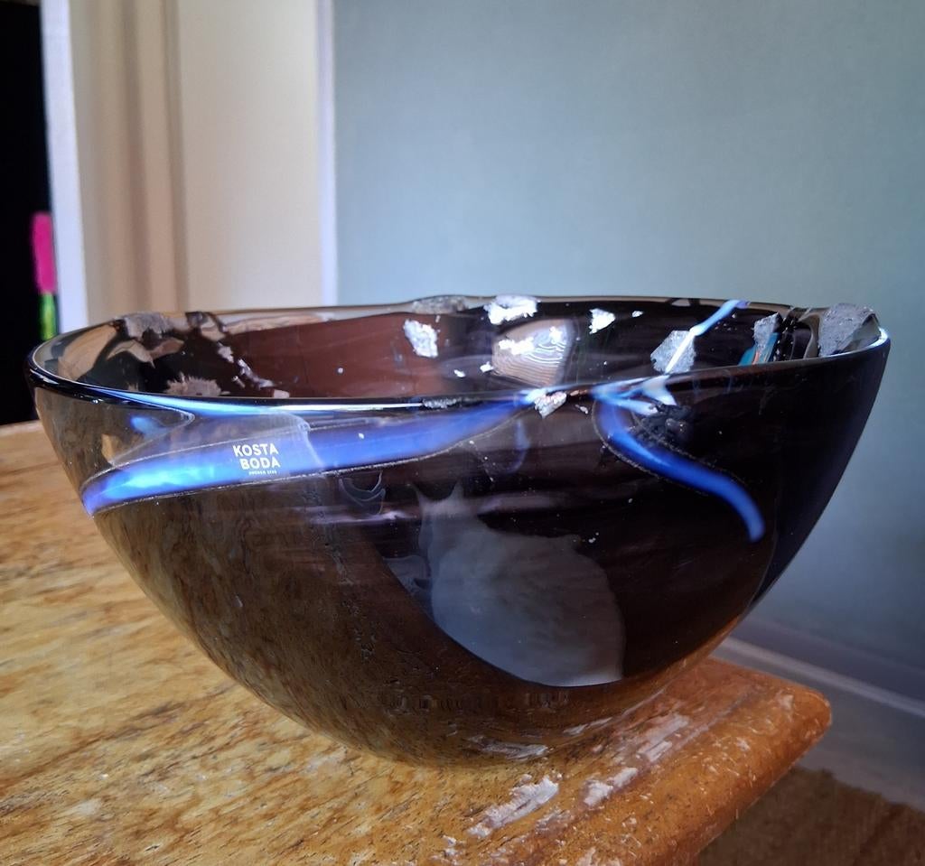 Kosta Boda schaal " Milky Way " design; Anna Ehrner, Zweden., Ophalen of Verzenden