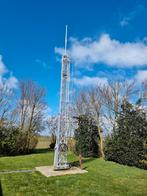 Kantelbare Aluminium Schuifmast 2x 7 mtr - Zo goed als nieuw, Telecommunicatie, Antennes en Masten, Ophalen, Zo goed als nieuw