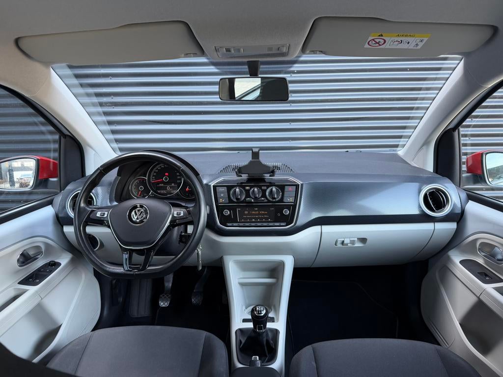 Volkswagen Up! 1.0 |Airco|Cruise|Stoelverw|PDC|16 LMV|5 deur, Voorwielaandrijving, Stof, 4 stoelen, Wit