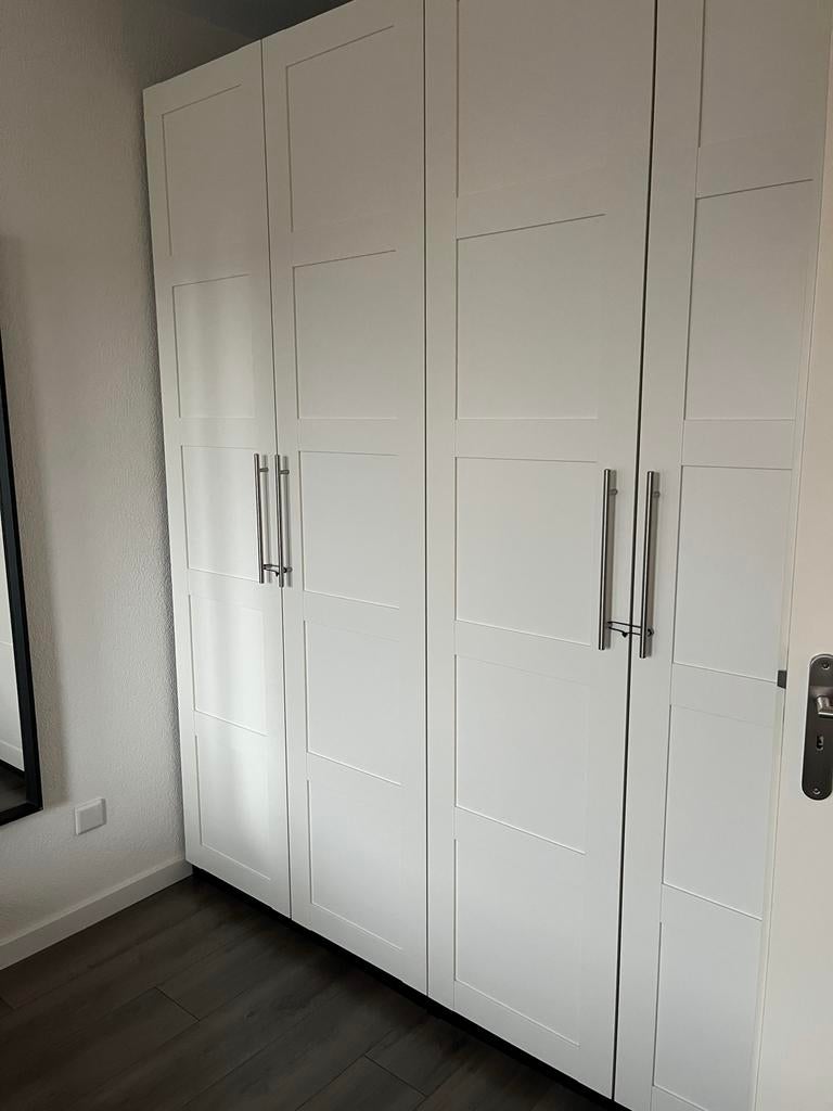 IKEA Pax kast zwartbruin, Ophalen, Gebruikt, 100 tot 150 cm, 200 cm of meer