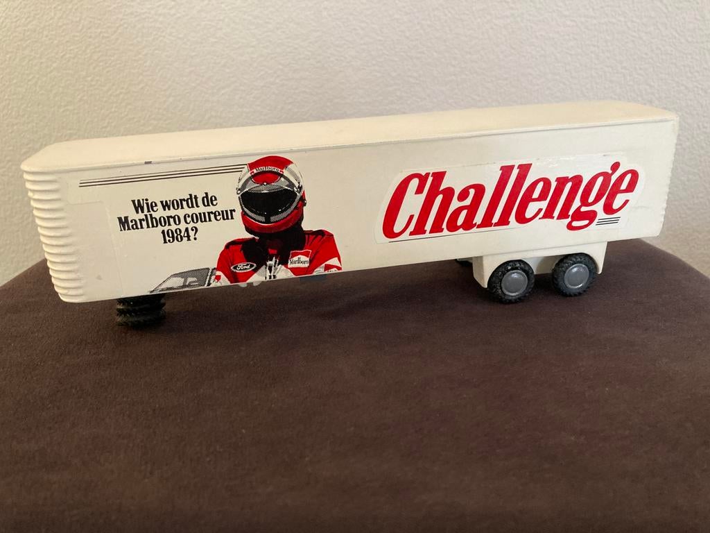 Lion Car No. 36 Oplegger vintage (voor loop of sloop), Hobby en Vrije tijd, Modelauto's | 1:50, Ophalen, Gebruikt, Bus of Vrachtwagen