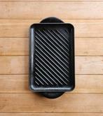 Le Creuset grill plaat 32 cm gietijzer, Ophalen of Verzenden, Zo goed als nieuw, Gietijzer, Overige typen